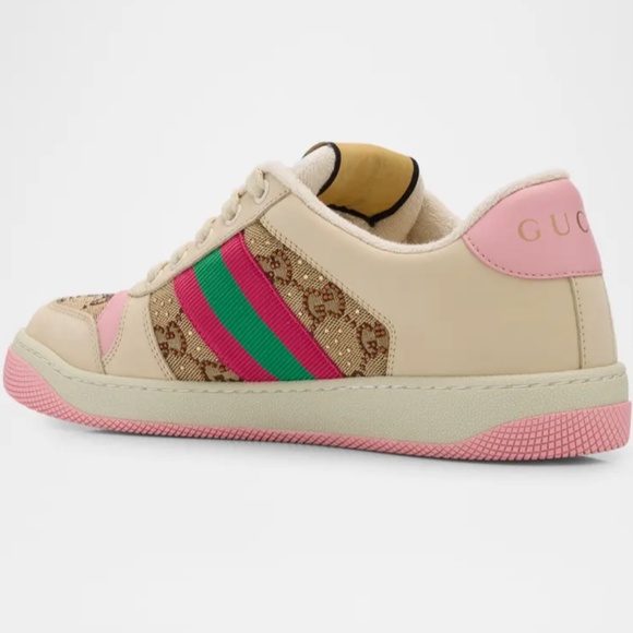 GUCCI Screener GG Canvas Crystal Sneakers - Picture 5 of 10